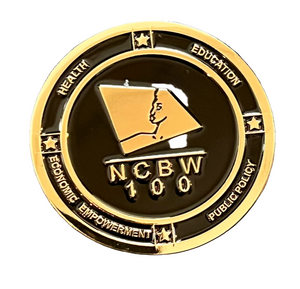 NCBW Challenge Coin Brooch w/ 2 clamps backing