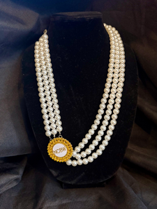 NCBW 3 Strand Pearl Necklace