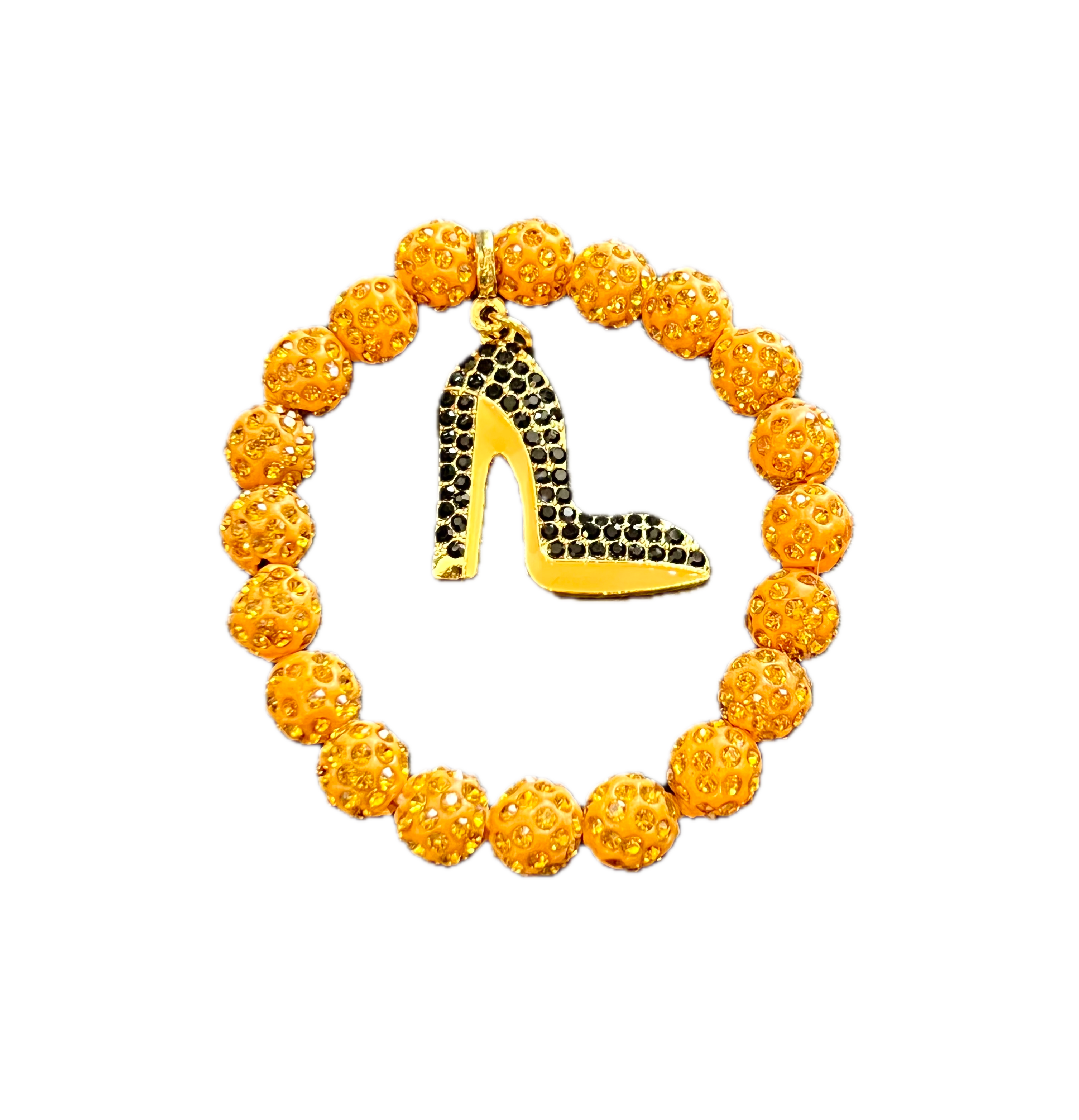 NCBW Bling Bracelet Gold w/Shoe