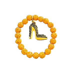 NCBW Bling Bracelet Gold w/Shoe